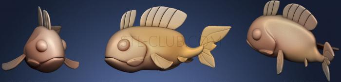 3D модель Зодиакальные Рыбы (STL)